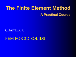 The Finite Element Method A Practical Course