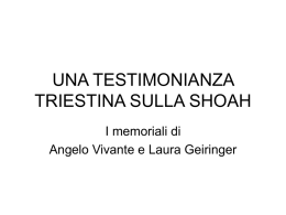 Storia di una borghesia. La famiglia Vivante a Trieste dall`emporio