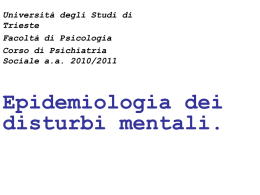 lezione 8 - epidemiologia