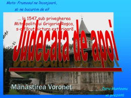 Manastirea Voronet – Judecata de apoi
