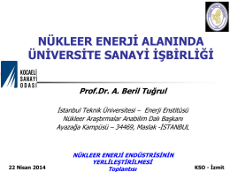 3.Oturum – İTÜ – Prof. Dr. Beril TUĞRUL