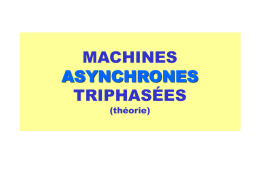Machines Asynchrones
