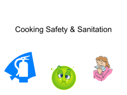 Cooking Safety & Sanitation - FamilyConsumerSciences.com