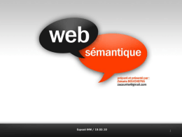Web Sémantique