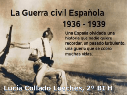 Guerra Civil Española ppt