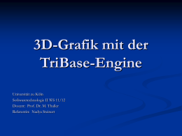 3D-Grafik mit der TriBase-Engine