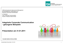 3. Formen der integrierten Kommunikation