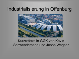 Industrialisierung in Offenburg