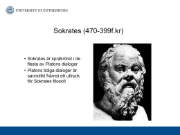 Sokrates och Platon - GUL