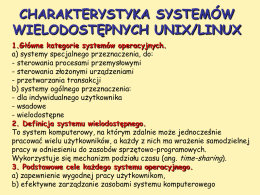 Systemy - wprowadzenie do linuxa