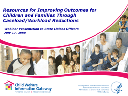 Resources for Improving Outcomes for Children and Families