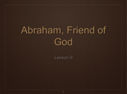 Abraham_Friend_of_God_Lesson_9