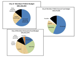 FY2013 Budget Powerpoint Presentation