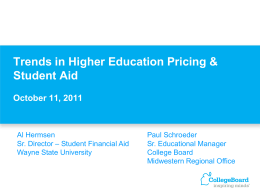 Trends in Student Aid 2010