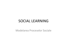(social learning)