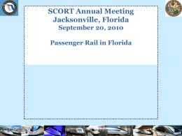 Florida High Speed Rail A Call to Action