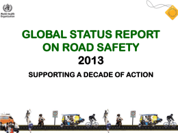 Decade of Action for Road Safety 2011-2020