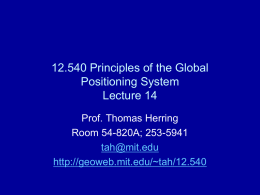 PowerPoint Presentation - 12.540 Principles of the - GeoWeb
