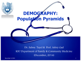 Lecture 22-Demography Concepts and Popularion