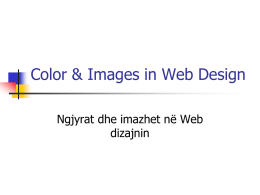 Color & Images in Web Design