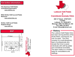 Lubbock Cleft Palate Brochure