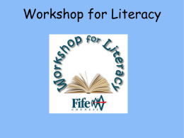 Workshop for Literacy