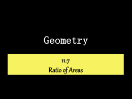 11.7 Ratio of Areas