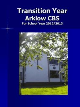 Transition Year Arklow CBS