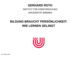 2013 11 16 Impulsreferat Prof. Roth