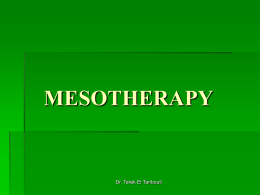 MESOTHERAPY - ozone
