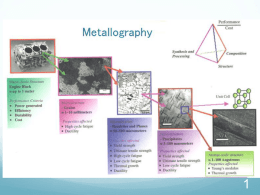 Exp.5: Preparation of Specimens for Metallographic Examination