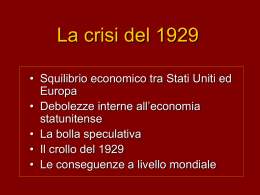 La crisi del 1929