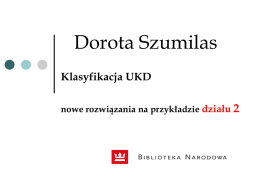 Klasyfikacja UKD