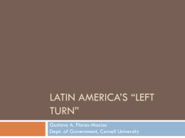 Latin America`s "Left Turn"