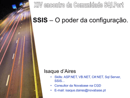 SSIS - O Poder de Configuração