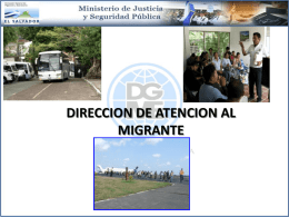 El Salvador, Sra. Eunice Olán, Directora de Atención al Migrante