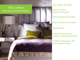 The Cotton - UK Housekeepers Association