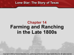 Railroads, Ranches, and Farms