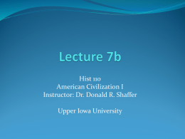 Lecture 7b - Upper Iowa University