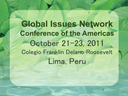 GIN Conference of the Americas Intro