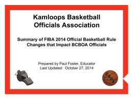 FIBA Changes