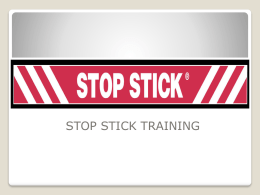 sstraining - Stop Stick, Ltd.