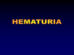 Hematuria - VII Cuatrimestre Medicina