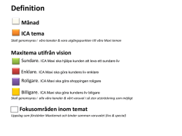 Sammanfattning Maxi kommunikationsplan 2014