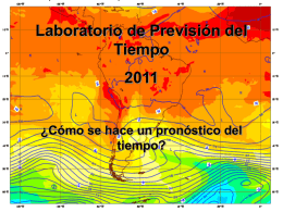 Diapositiva 1 - Laboratorio de prevision del tiempo