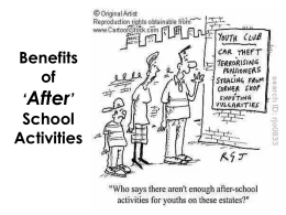 After School Activities – Benefits