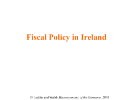 Fiscal Policy in Ireland