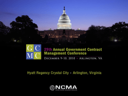 Cost - National Contract Management Association