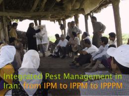 Integrated Pest Management in Iran