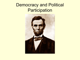 AS Democracy and political participation